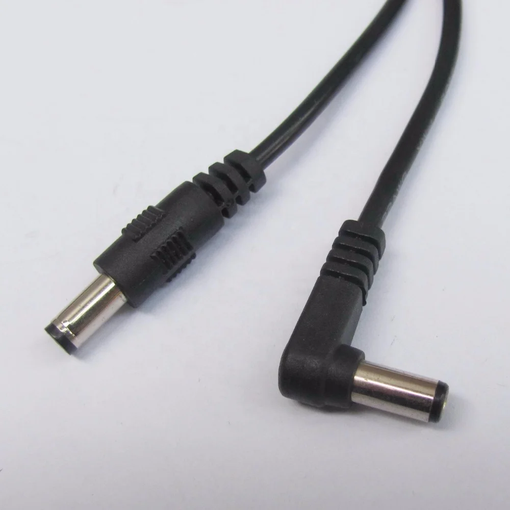 classic High Quality 5.5 x 2.1 Black Male Connector Dc 24v Power Cable