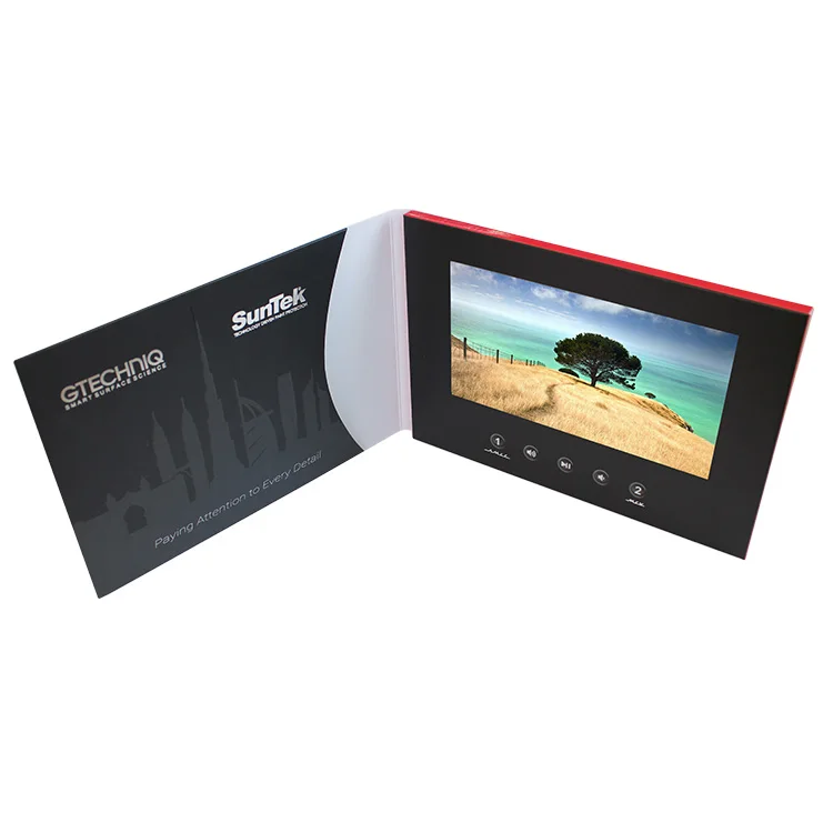 Card Product Type and Invitation Card Type LCD Screen Video Brochure Gift Box for business card gift