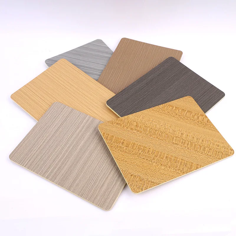 Carbon crystal board wood veneer bamboo fiber integrated wall panel hotel home decoration wall panel