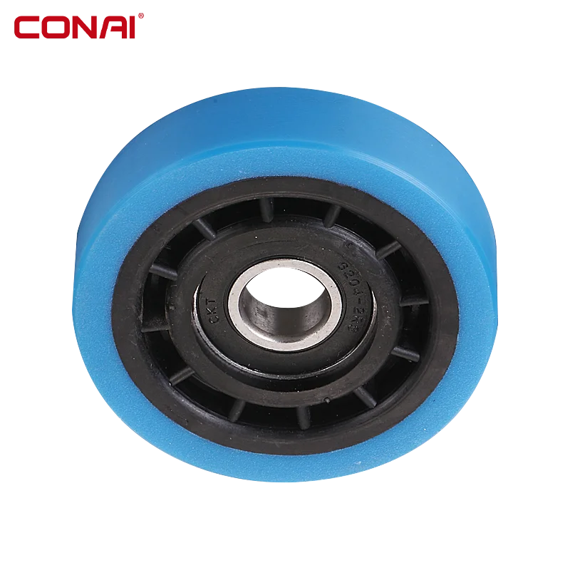 Supply All Brand Escalator Parts Hot Sale 100x25 mm Escalator Step Chain Roller with 6204-2RS Bearing in Good Price