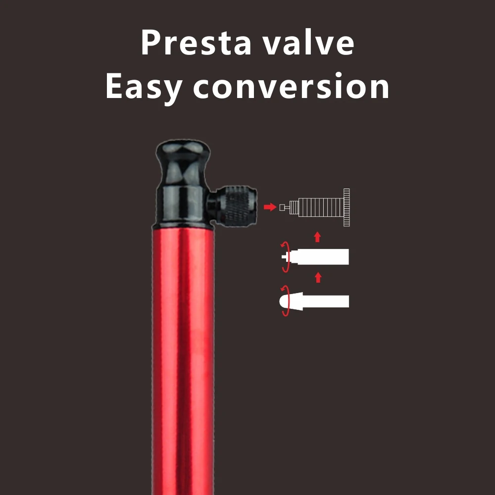 Hengyi Sports Unique Design Bicycle Hand Pump and CO2 Mini Bike Portable Inflator 2 in 1