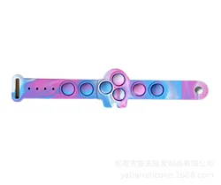 2021 new hot  space werewolf killing rat killing pioneer Macarone colors bubble music silicone decompression toy Bracelet
