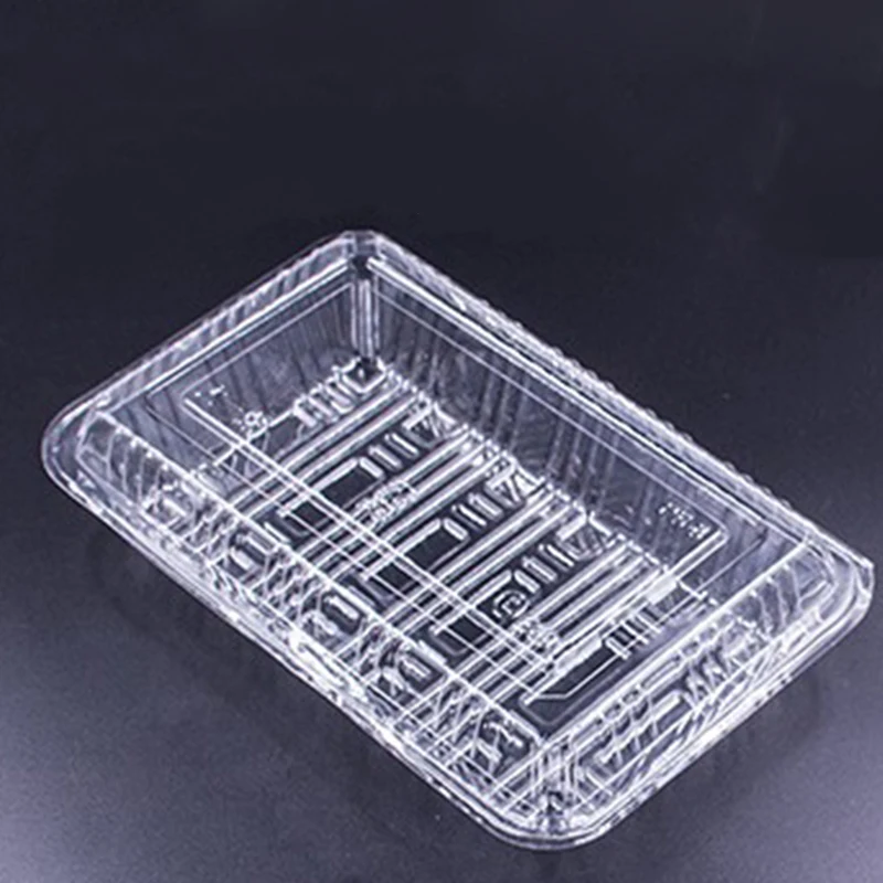 customized disposable transparent plastic box sushi container packaging takeaway sushi tray