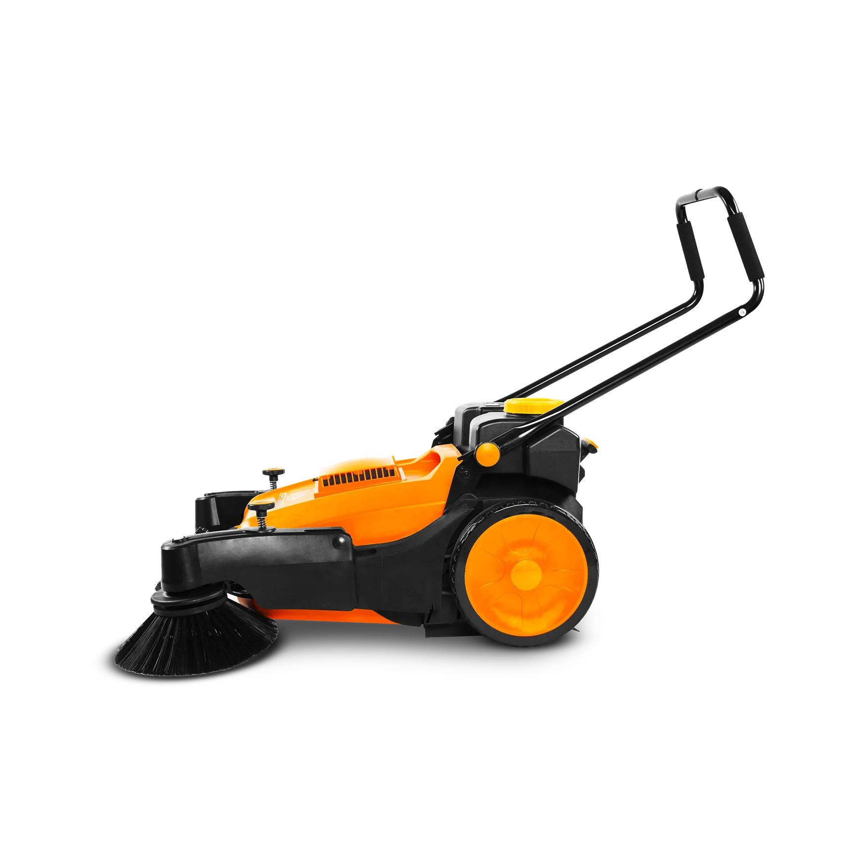 Industrial Warehouse Hand Push Electric Water Spray Floor Sweeper Machine for Sale