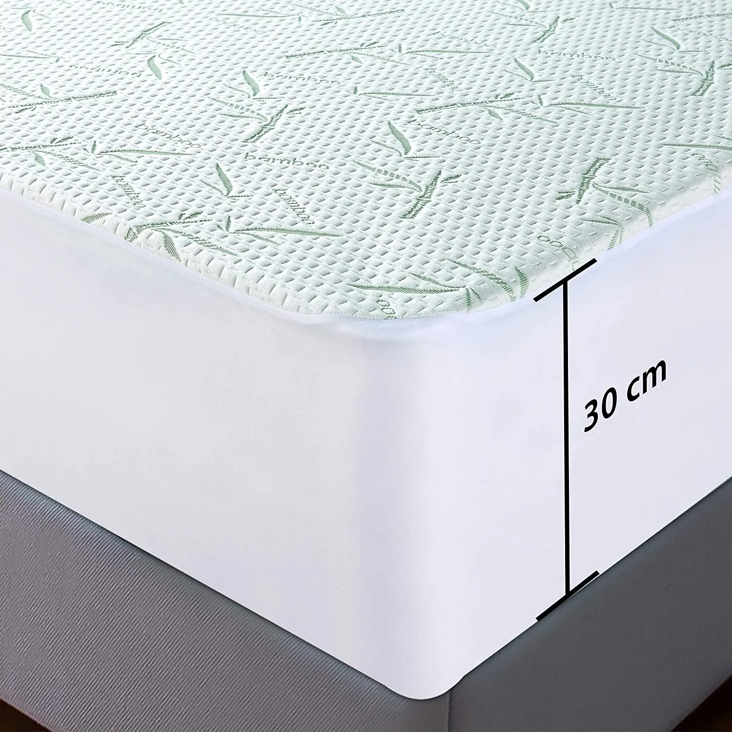 
Five Star Hotel High Quality Sleep Well Crib Waterproof Bamboo Mattress Cover Protector  (1600201155835)