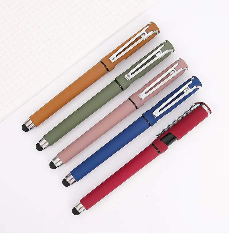High-End Multifunctional Touch Metal Pen Business Signature & Logo Printable Advertising Gift Neutral Color