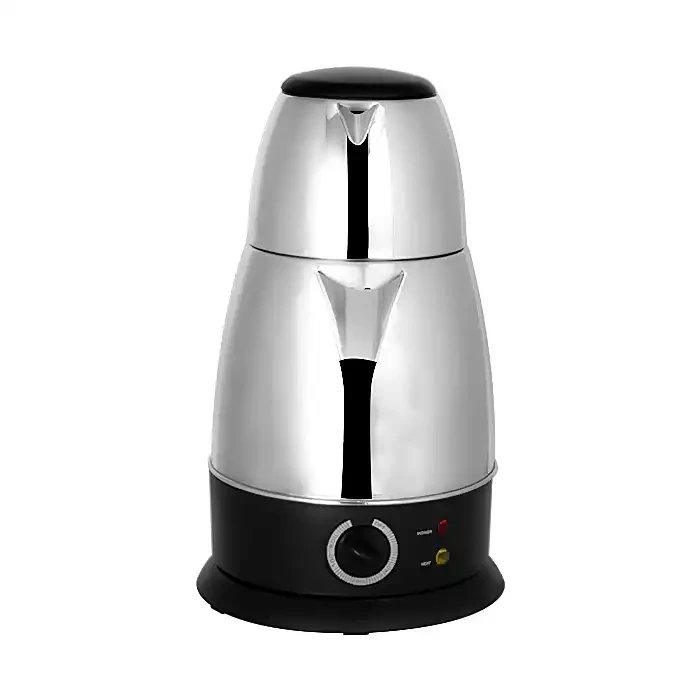 Traditional Turkish Electric Teapot with Kettle, Electric Tea maker, Electric Teapot Set