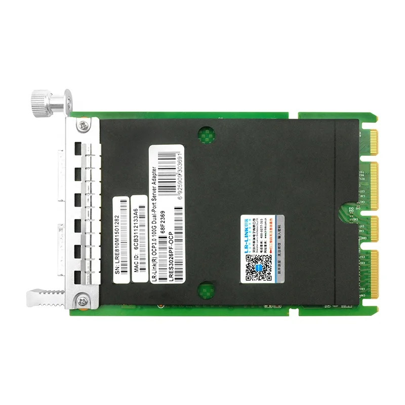 Lrlink LRES3026PF-OCP 100g сетевая карта OCP с волокнно-Оптической вилкой сетевые карты для сервера исходя из E810