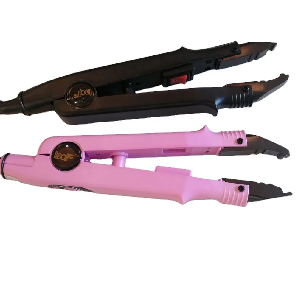 factory wholesale keratin iron scalp protector loof mini hair extension iron for hair extension tools connectors