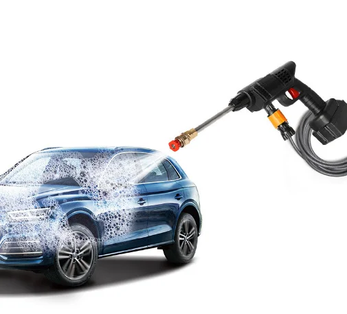 Portable Powerful High Pressure 24v Lithium Cordless Wireless Car Wash Water Jet Foam Gun Car Washer
