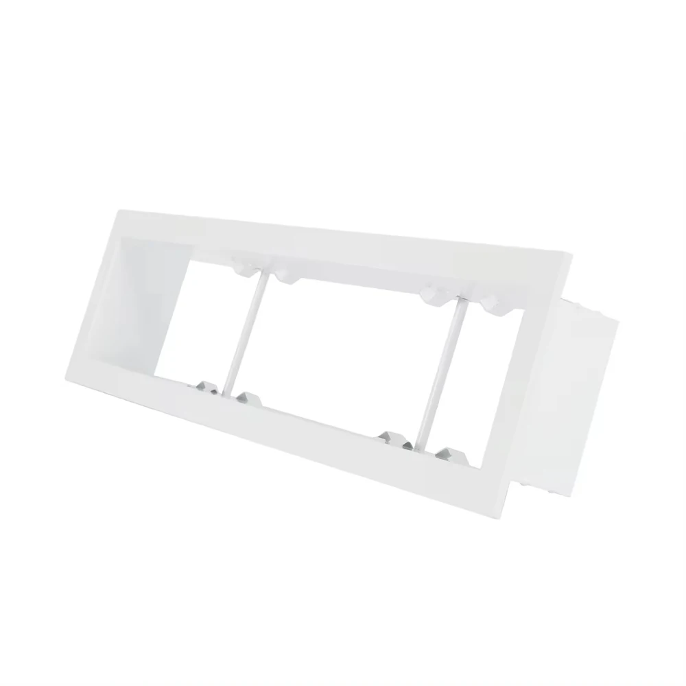 Lakeso Customized size aluminum Air Conditioning linear bar grille Air Register for Ceiling Walls