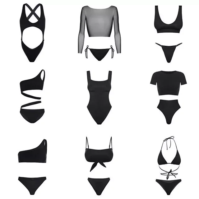 
Swimwear bikini Custom Private label logo oem designer quality swimwear manufacturers woman lady Bikinis Swimsuit 