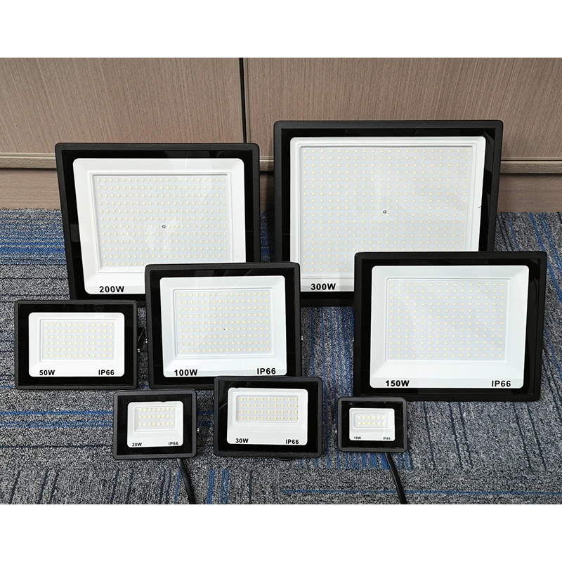 DC 12V 24V 220V 110V waterproof IP66 led projector lamp 30W 50w 100w 200w portable led floodlight outdoor flood light