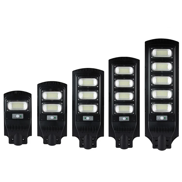 Manufacturer Price 100W 200W 300W 400W All In One Road Lamp IP65 Outdoor Waterproof Intergrated SMD5730 Solar LED Street Light