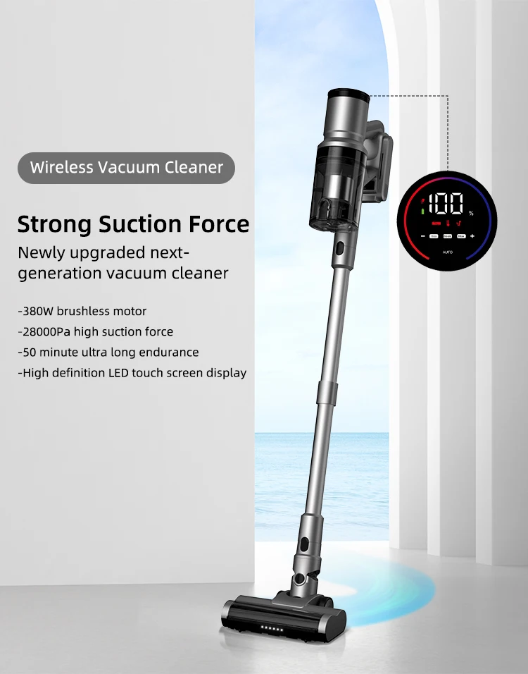 Wireless Battery Silent Vacuum Cleaner Super Clean Handheld Cordless Vacuum Cleaner 2000mAh