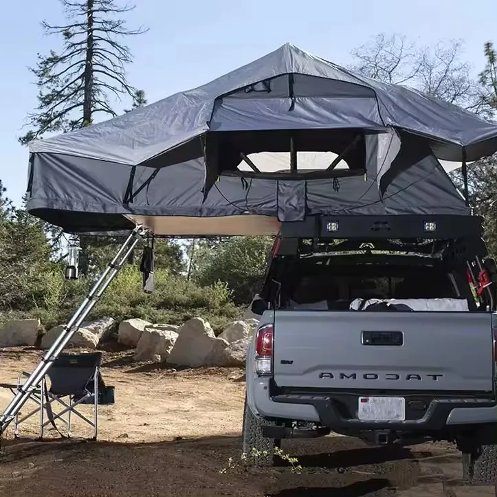 Car Roof Tent Factory Soft Shell RTT Manufacturer 3-4 Persons Portable Travel Tent SUV Pickup MPV Rooftop