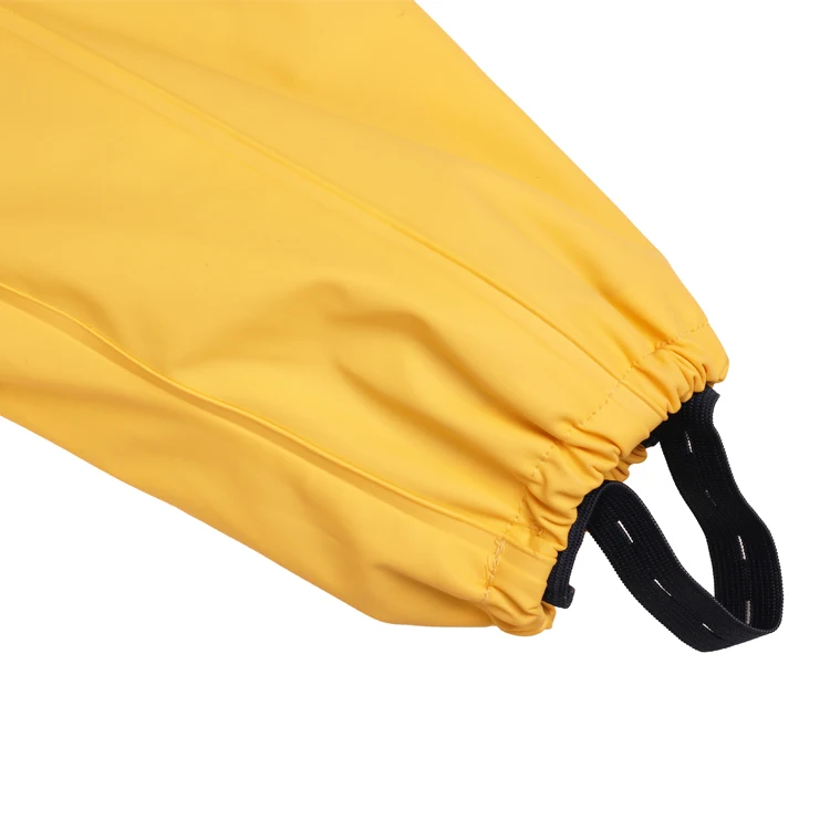 newest fashion cute wholesale cartoon kids children yellow waterproof raincoat