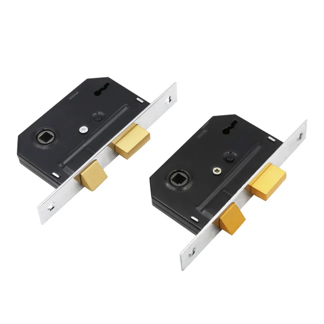 Glass Door Lock Door Lock Body And Handle Door Mortise Handles Lock Set Anodised Finish Aluminium Black Lever