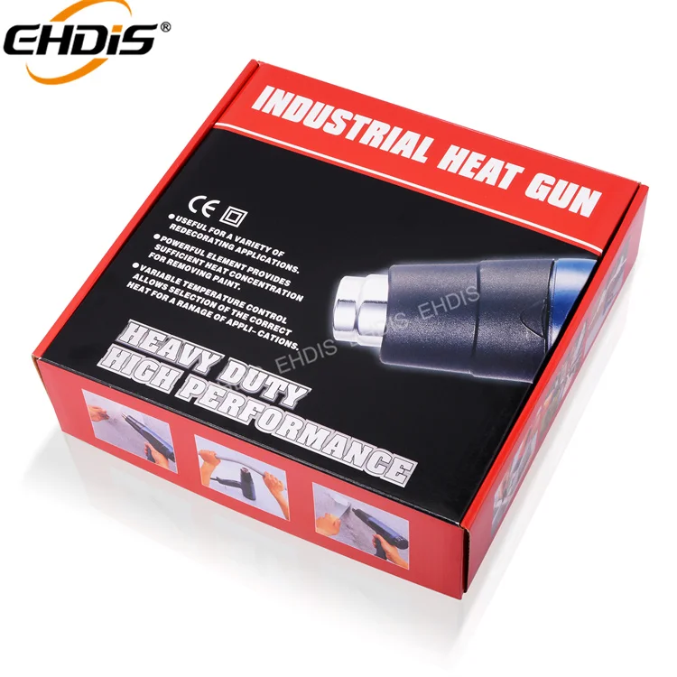 Ehdis Temperature Controlled Vinyl Wrap Heat Blower Hot Air Gun
