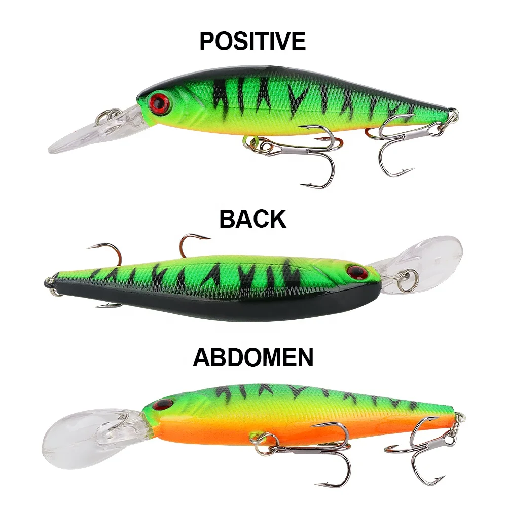 YUEYANG hot sale sea fishing equipment 3D eyes minnow lures fishing with good action Swim Bait Saltwater Casting Fishing Lures