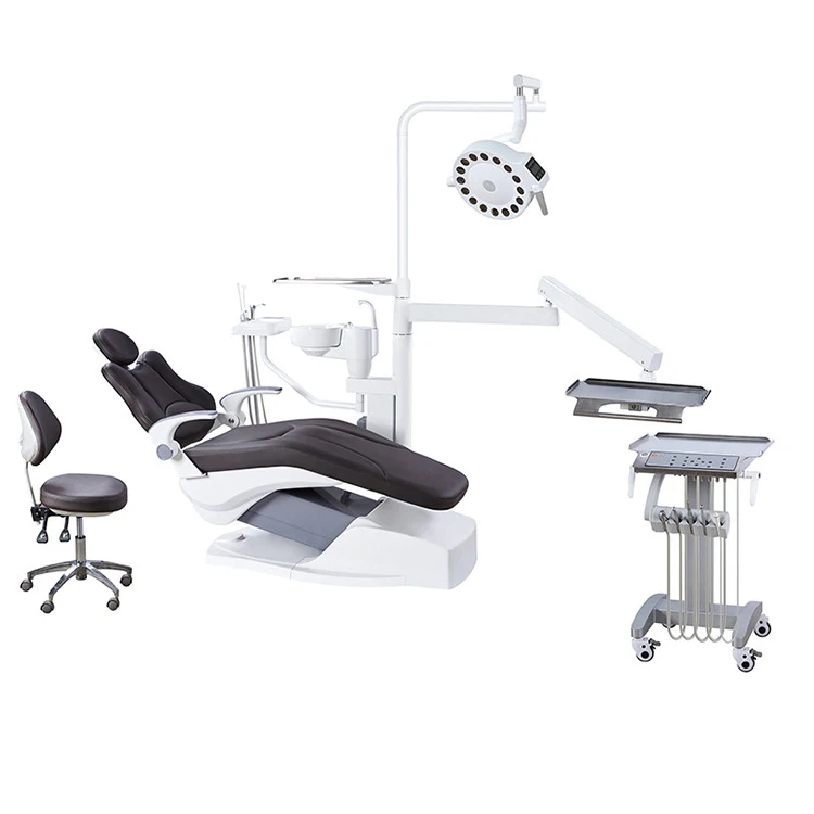 New Type Dental Clinic Equipment Double Water Bottle Dental Unit Dental Chair European Standard For Dental Clinic