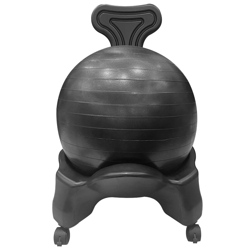 
Yoga ball chair inflatable anti burst stability ball office gym chair 