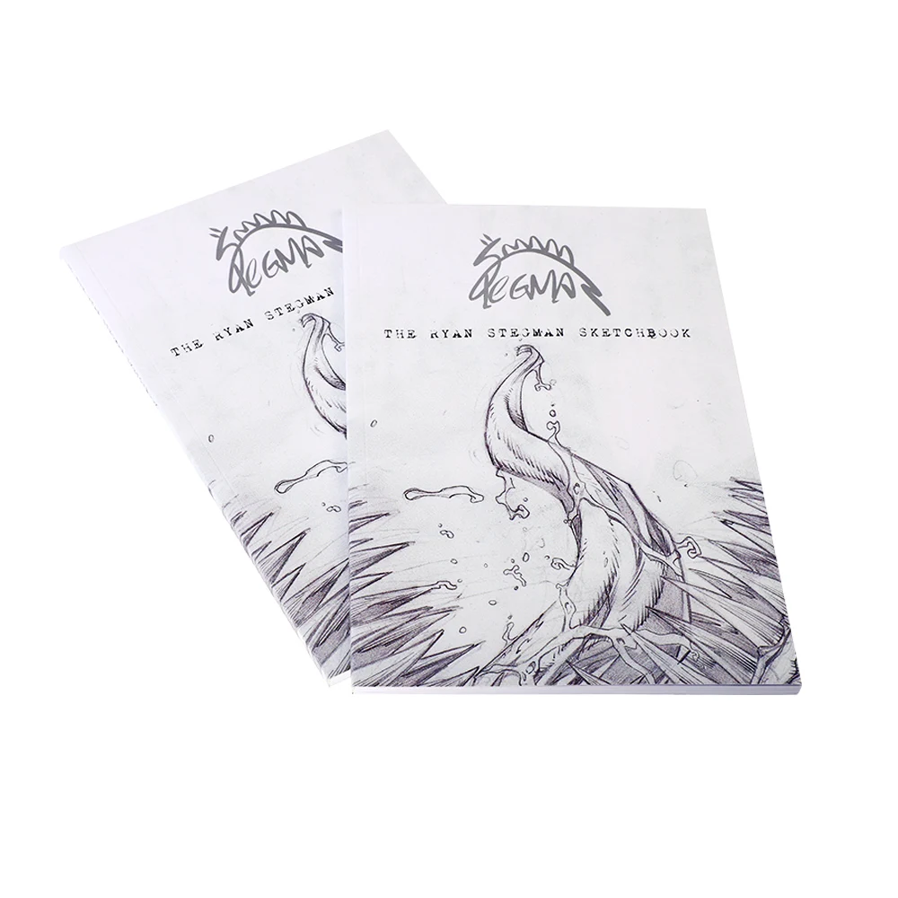 Original painting artbook black and white photo sketch custom softcover COMIC book