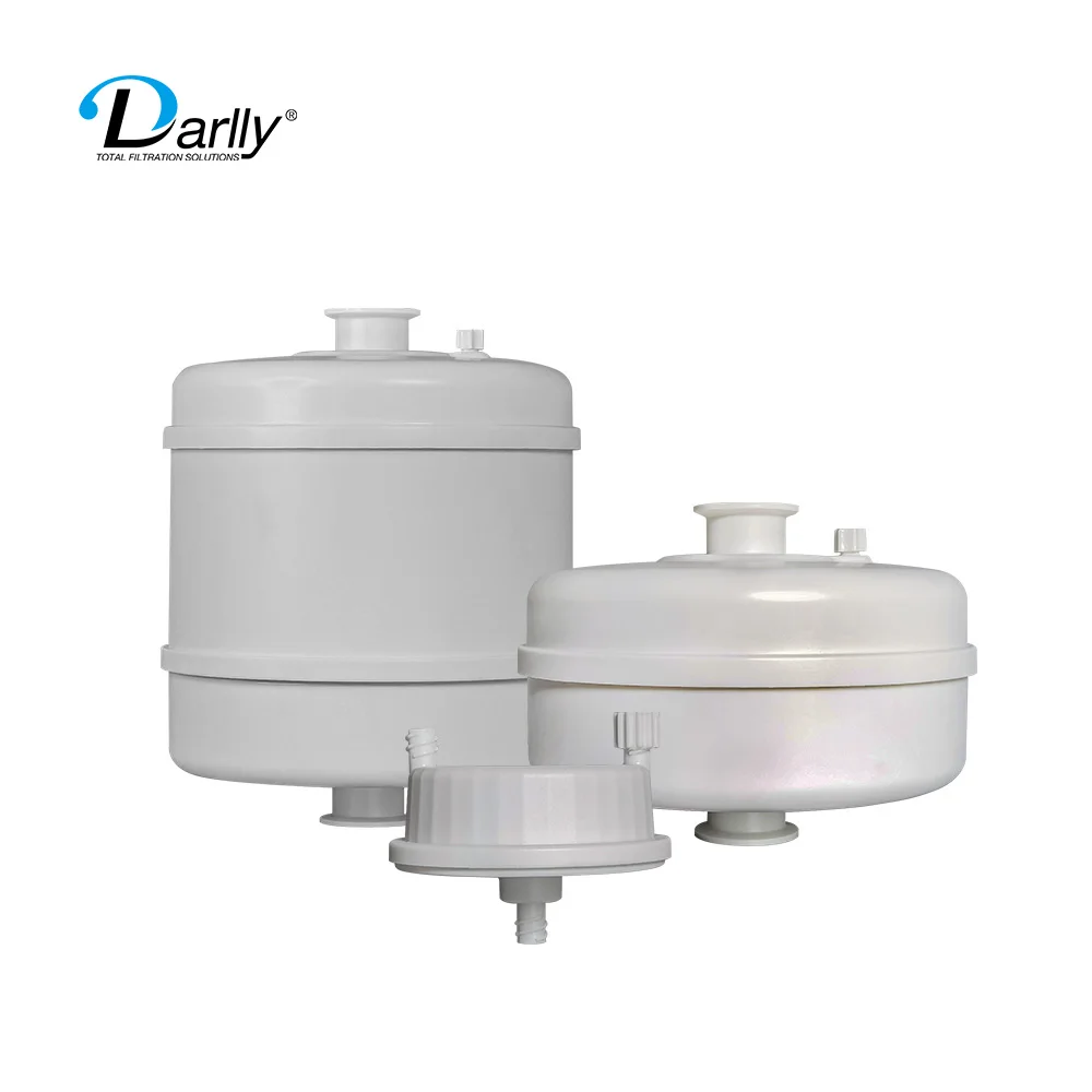 Capsule Filters designed for Bio-products industry Cellulose or filter-aids or resins media for Liquid Filtration Lab Filter