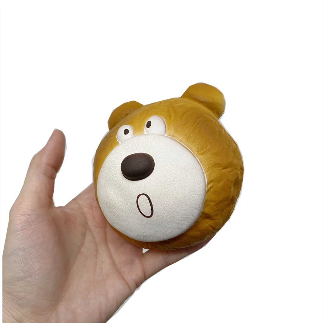 Soft Toy Customized Cute Bear Decompression Mochi Squishy Squeeze Toys Anti Stress Toy for Kids