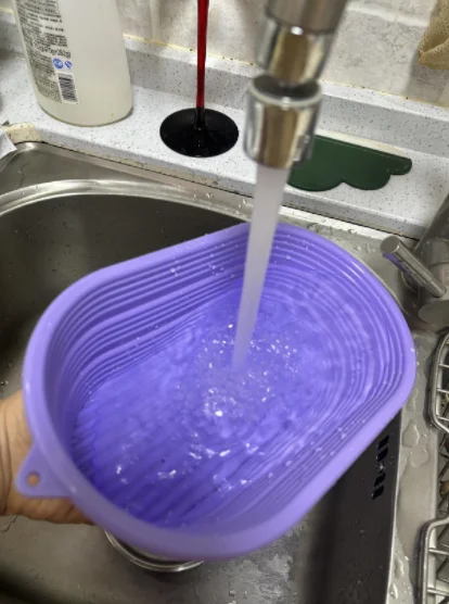 Collapsible Silicone Banneton Bread Proofing Baskets Set Sourdough Starter Kit Baking Supplies Tools Customs Color Box Size