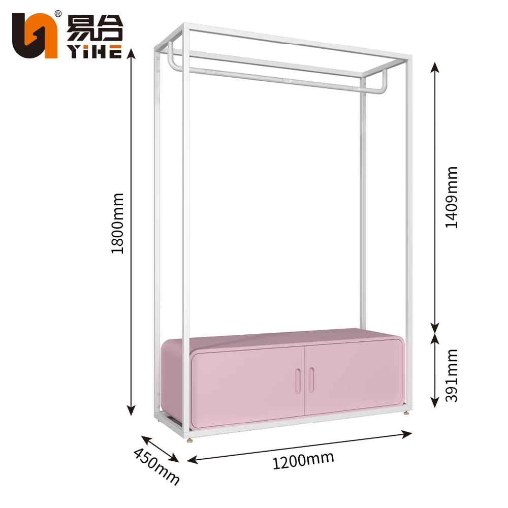 Clothing Rack Heavy Duty for Hanging Clothes, Freestanding Closet Organizer System, Metal Frame of Garment Rack