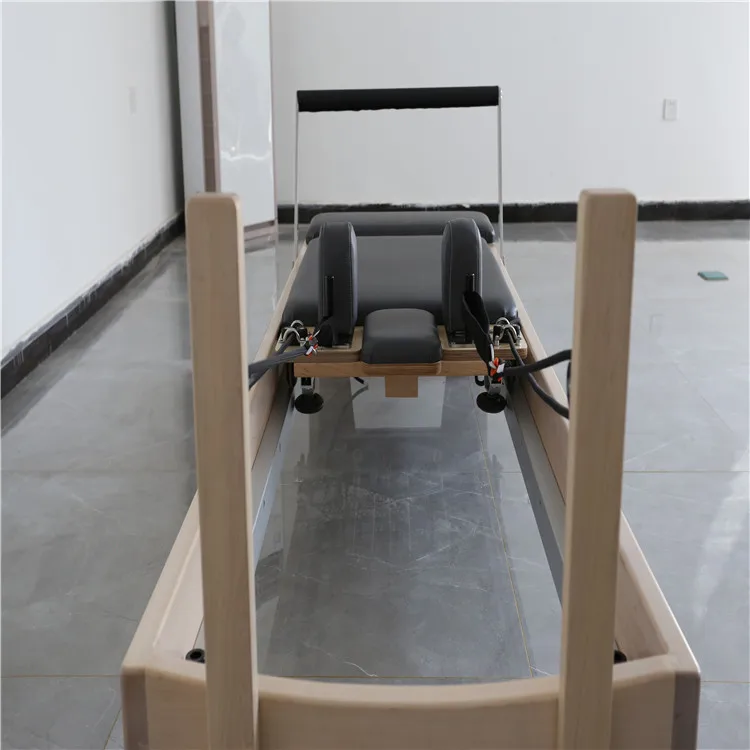 
Wood Pilates Reformer Cadillac Machine with Full Trapeze Combination Used in Pilates Studio Combo Cadillac Reformer 