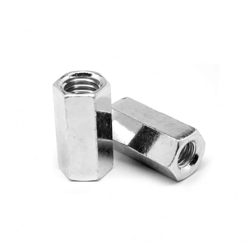 
 Верхняя низкоуглеродистая сталь, оцинкованная грубая резьба, шестигранный стержень, соединительная гайка  