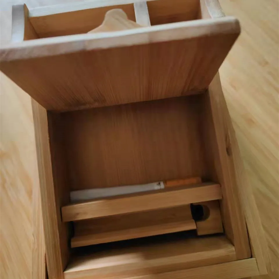 New Fashion Wholesale Bamboo Tobacco Case Storage Automatic Cigarette Holder Box Case