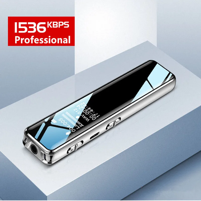 JNN Q22 Professional HD Mini Digital Voice Recorder Portable Long Distance Audio Sound Recording MP3