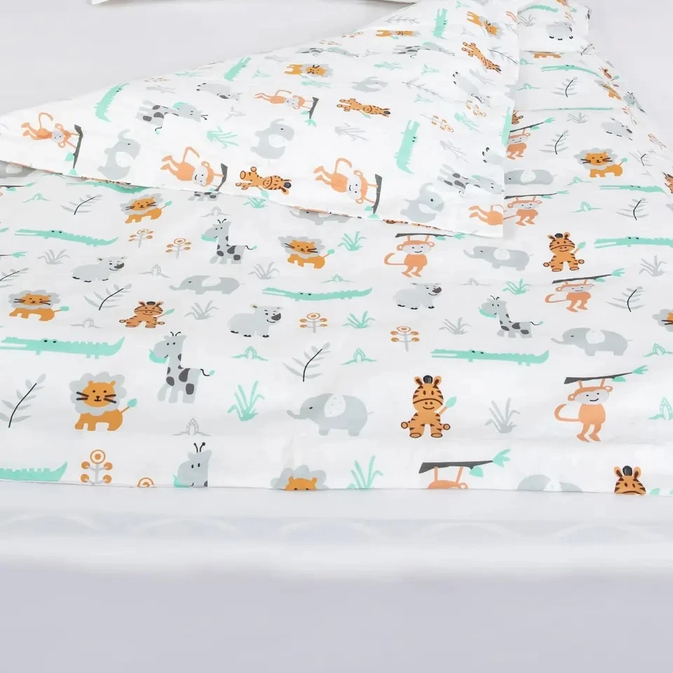 100% хлопковый плотный детский съемный чехол с принтом нетоксичное утяжеленное одеяло из стеклянных бусин для детей