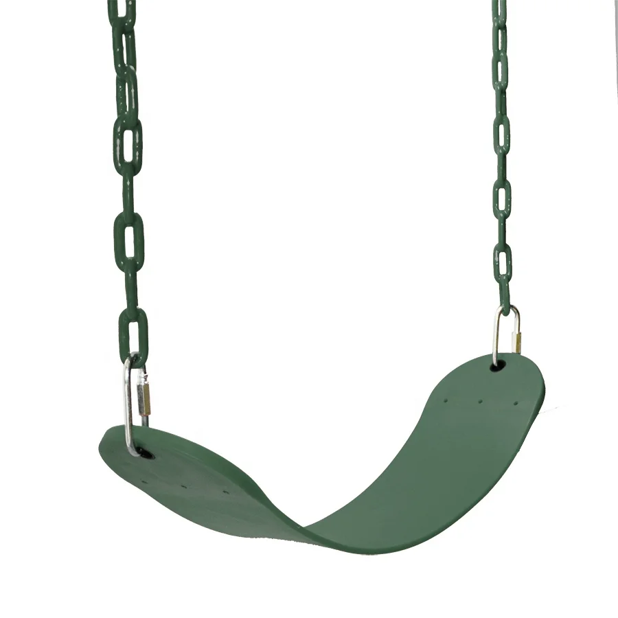 
New Style Brand Eva Swing Seat Outdoor/Indoor Heavy Duty Plastic Coated Chains Children Toys Swing Belt For Kids 