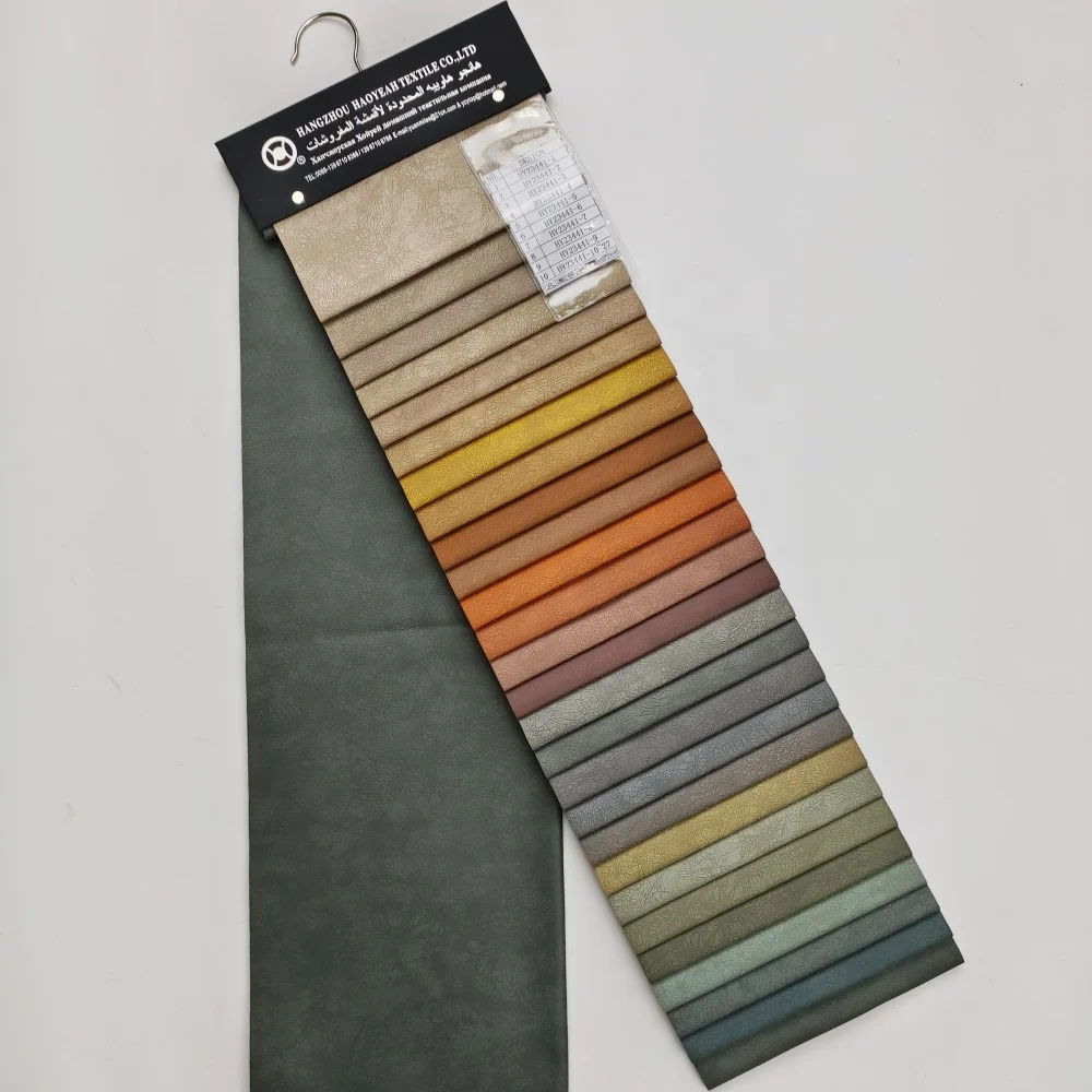 Minimalist design waterproof stain resistant nano technology fabric printed leather cloth for sofa and cars and seat back
