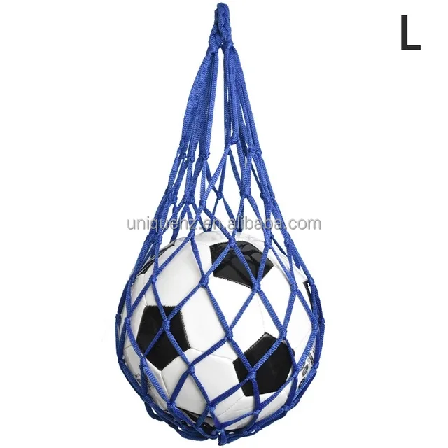 1PC Football Net Bag Nylon Bold Storage Bag Single Ball Carry Portable Equipment Outdoor Sports Soccer Basketball Volleyball Bag