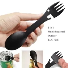 Spork Of Steel Utensils Set Proof Travel Spork Camping Spork 5 in 1 Camping Cutlery
