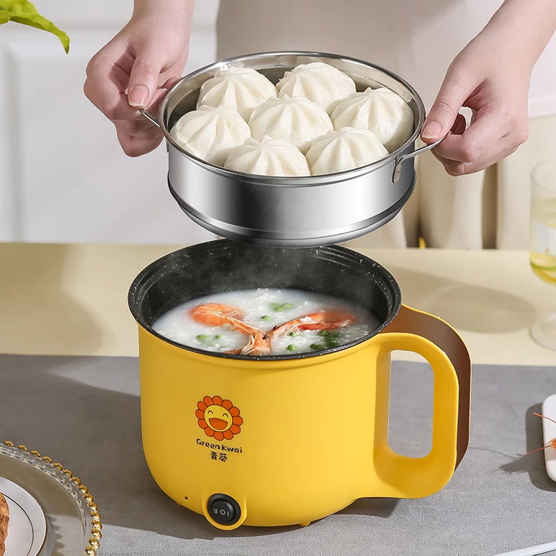 Electric cooker household multi function electric hot pot non stick  inner multi cooker noodle pot frying pan