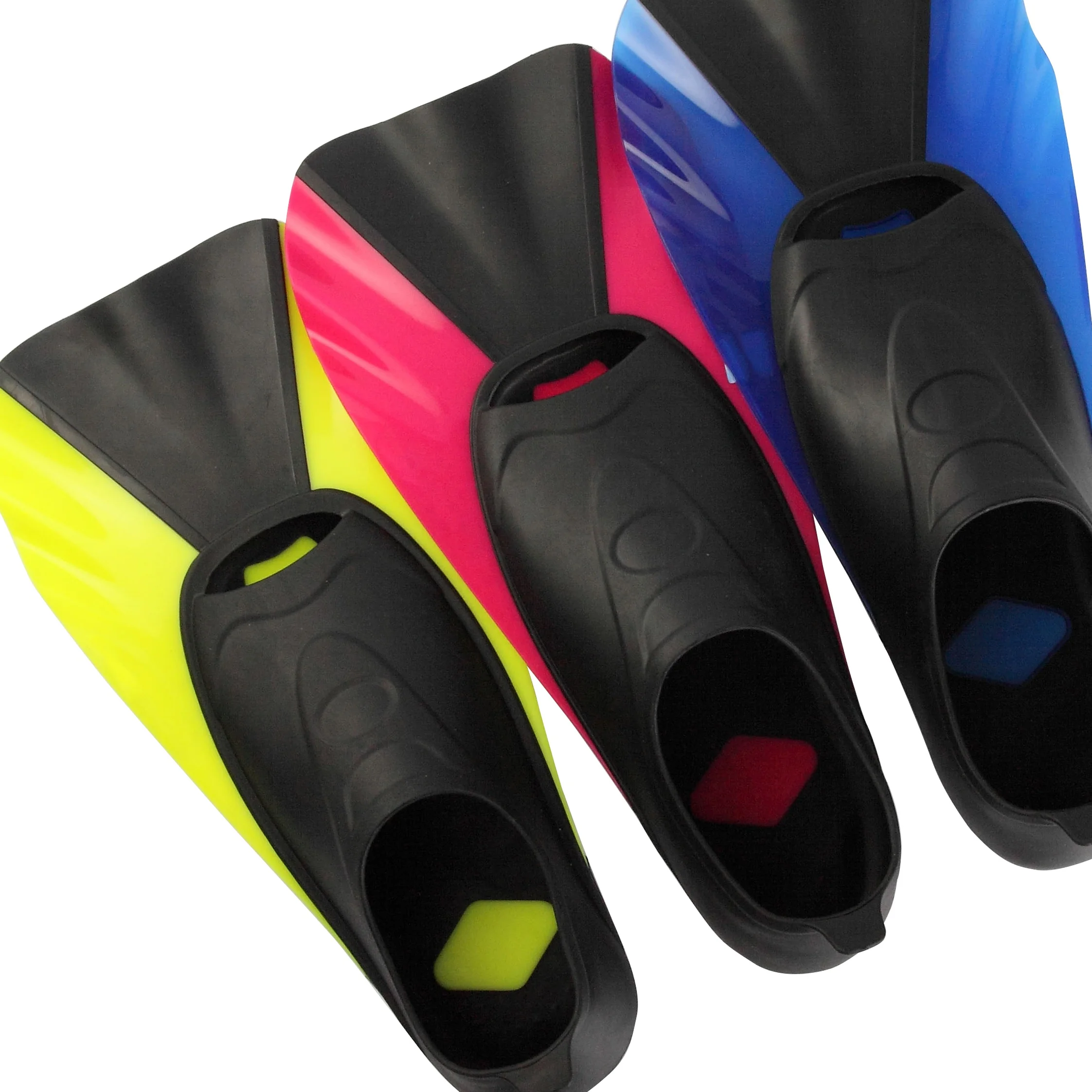 
2019 New Design Full Foot Swimming Fins Short Snorkeling Diving Flippers 