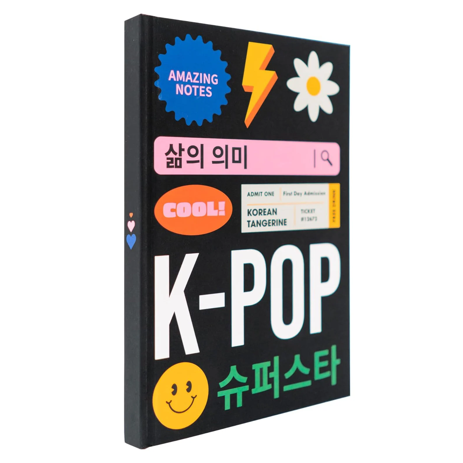 High Quality Stationery Idol Journal Office Supplies Biodegradable A5 Point Paper Black Kpop Notebooks