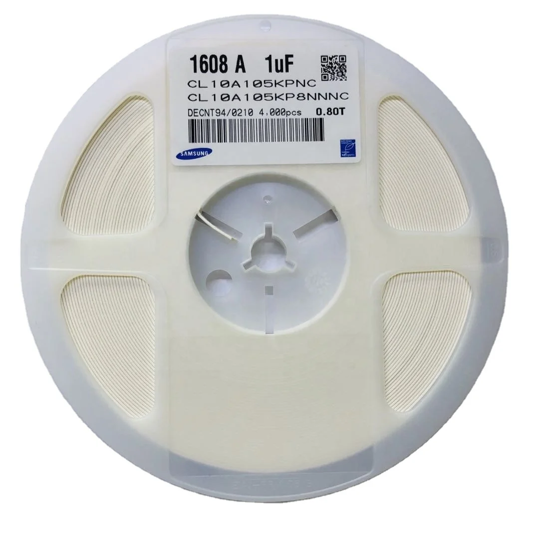 
Чип SMD 0603 CL10A105KP8NNNC 1 мкФ X5R 10% 10 V 