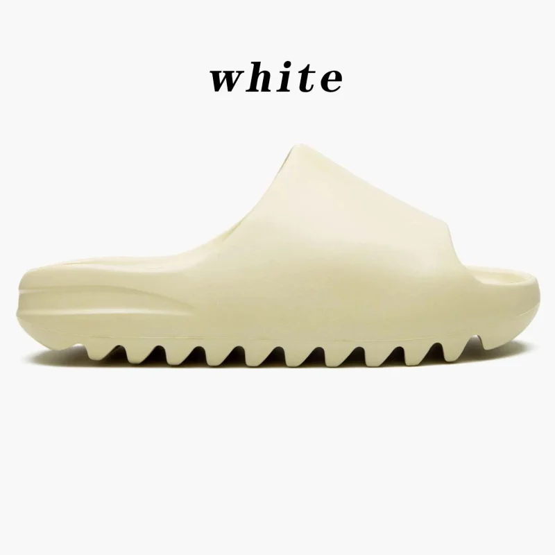 Wholesale High Quality Designer Logo  Foam Glow Green Orange Pure Bone Infant Yezzy  With Box Slippers