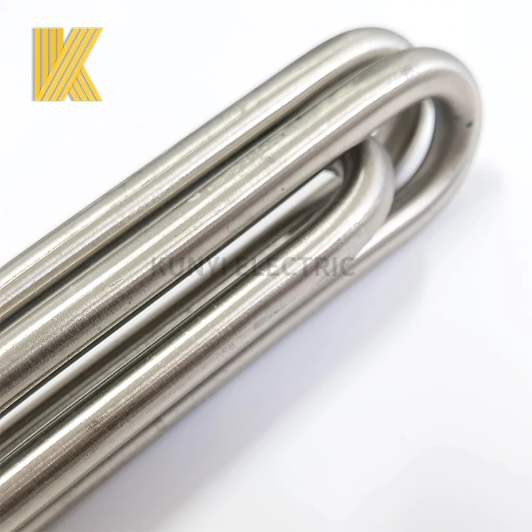 water immersion flange Heater threaded tubular heating element for Brewery