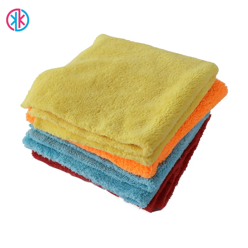 edgeless microfiber towel car car wash towel 500gsm beach towel car logo coral fleece