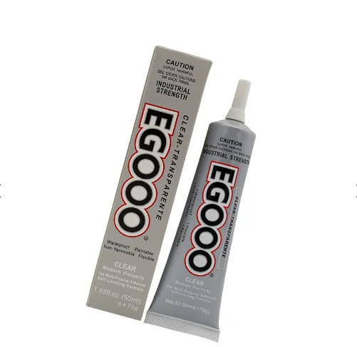 Cheap Factory Price Cyanoacrylate Gel Clear Ceramic Leather Super Glue 50ml EGOOO Glue Adhesive