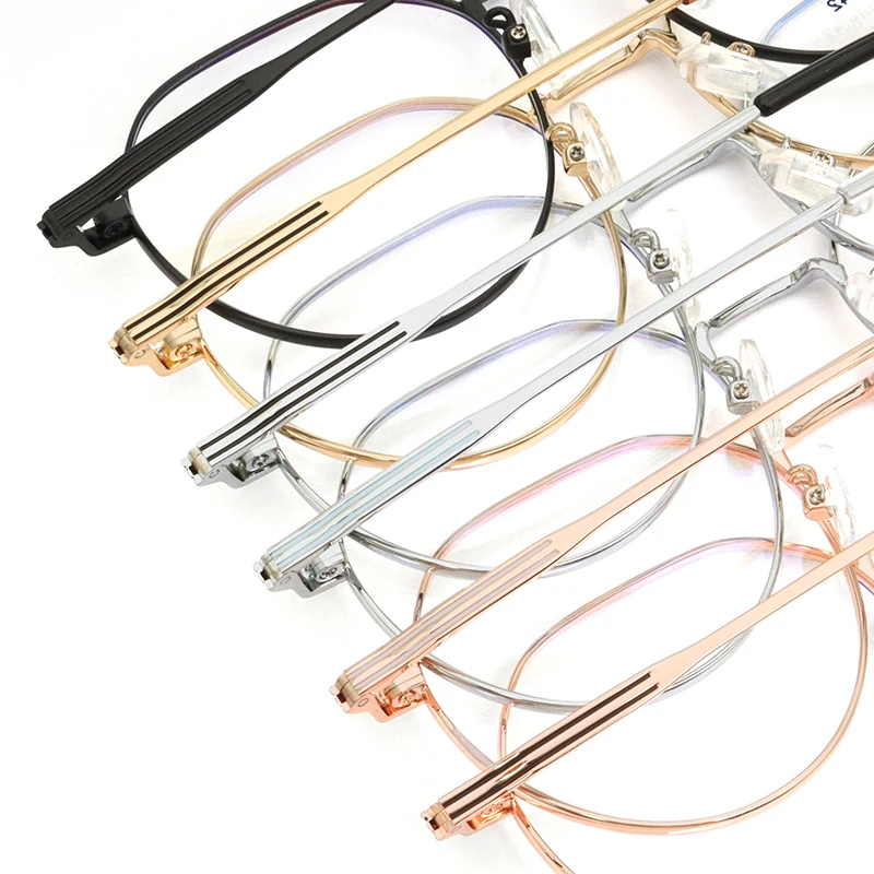 Wholesale Glasses Customize Multi-colour Unisex Metal Eyeglasses Frames Glasses