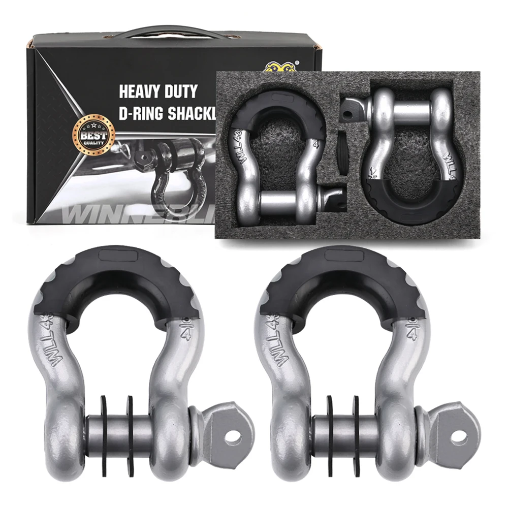 Tow Strap Iron D Ring Screw In Shackle